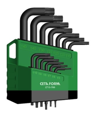 CETA FORM TORX L ANAHTAR TAKIMI KISA TIP 13 PARÇA